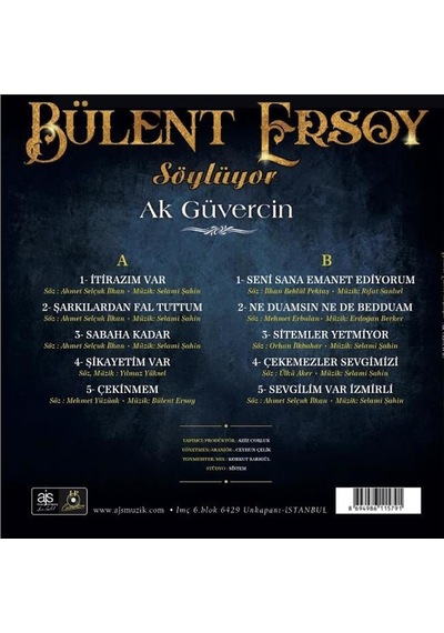 Bülent Ersoy - Ak Güvercin Plak