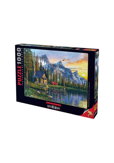 1024 Dağevinde Günbatımı Puzzle / Anatolian Puzzle