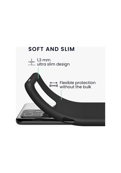 For Xiaomi Mi 11t Pro Premium Telefon Kılıfı Tam Kaplayan Hayalet Privacy Ekran Koruyucu Cam Col179683-siyah
