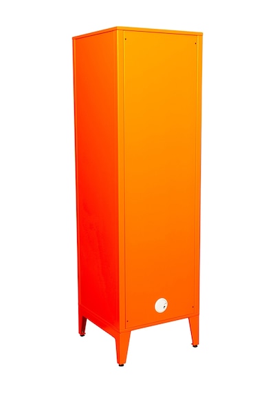 Alfafonet Ziglat Serisi Kilitli Metal Home Office Dolabı Metal Kapaklı Turuncu Ral 2004 450x1500x450 Mm