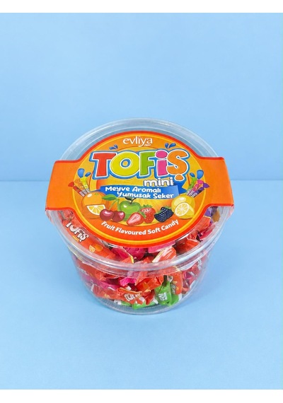 Tofiş Mini Meyve Aromalı Yumuşak Şeker 100 Adet 480g