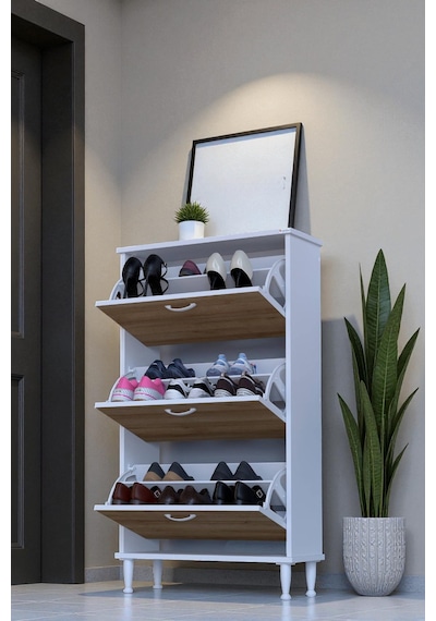 Eliusta Duru 72 Cm Genişlikte Meşe Renk Ayaklı Ayakkabılık Antre/kapı Önü 72x127x26 Cm Ayakkabılık Meşe Eliusta Duru 72 Cm Genişlikte Meşe Renk Ayaklı Ayakkabılık Antre/kapı Önü 72x127x26 Cm Ayakkabılık Meşe