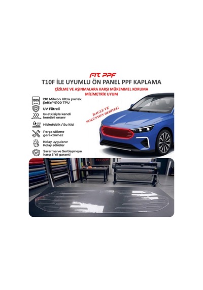 T1of İle Uyumlu Hazır Kesim Ön Panel Panjur Kaplamaları 210 M