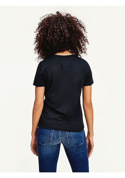 Tommy Hilfiger Tommy Hılfıger Kadın T-shırt Dw0dw09198-bds 001