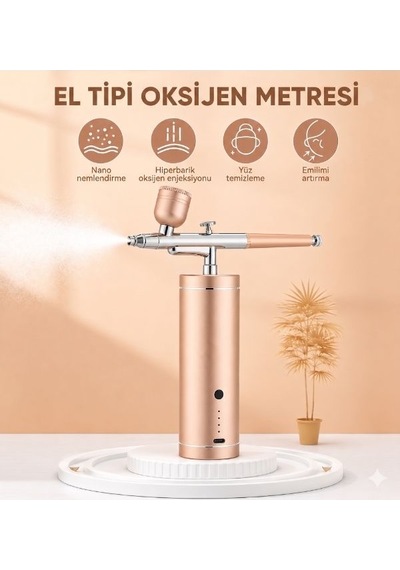Profesyonel Airbrush Makyaj Kiti Z16 Kompresörlü Nano Yüz Spreyi Ve Buhar İyonizer
