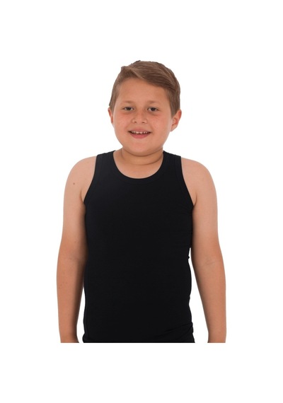 The Don Süprem Erkek Çocuk Atlet Siyah