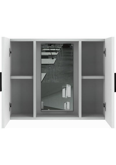 Alesta Life Aynalı Banyo Dolabı Beyaz