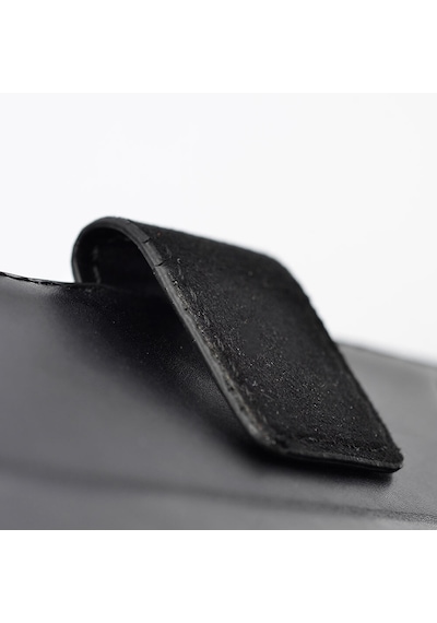 Xiaomi Redmi 15 Kılıf Zore Kar Deluxe Kapaklı Kılıf Siyah