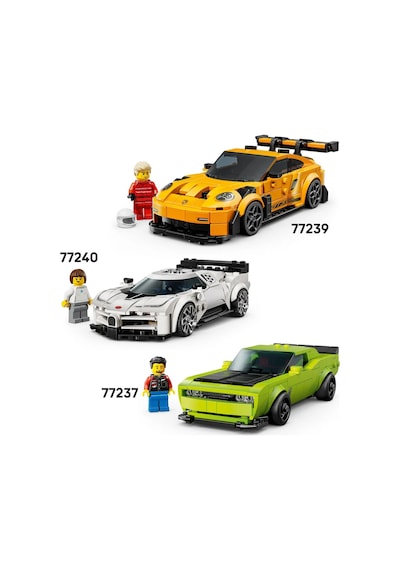 LEGO® Speed Champions Lamborghini Revuelto ve Huracán STO 77238 - 10 Yaş ve Üzeri Çocuklar için Yaratıcı Oyuncak Yapım Seti (607P)