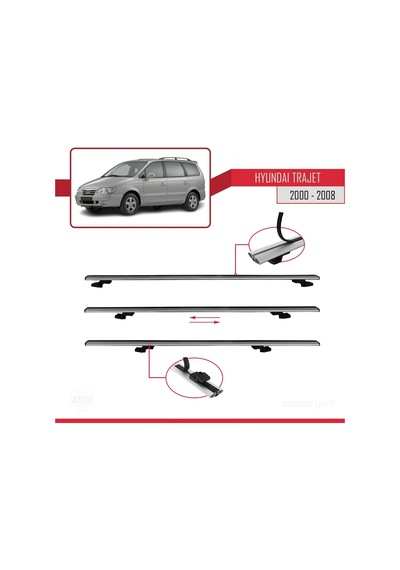 Hyundai Trajet 2000-2008 Arası İle Uyumlu Basıc Model Ara Atkı Ta