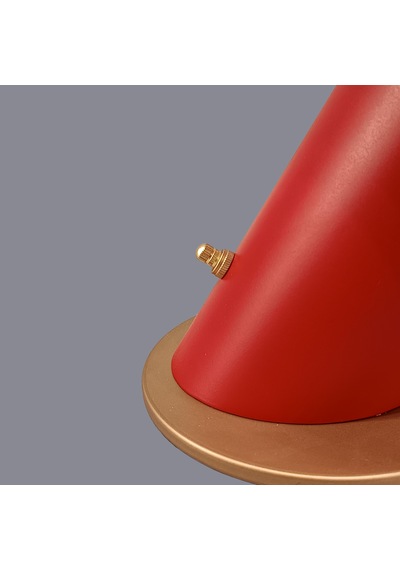 Vela Kırmızı Gold Masa Lambası