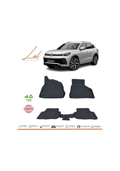 Volkswagen Tiguan 2024+ 3d Havuzlu Paspas