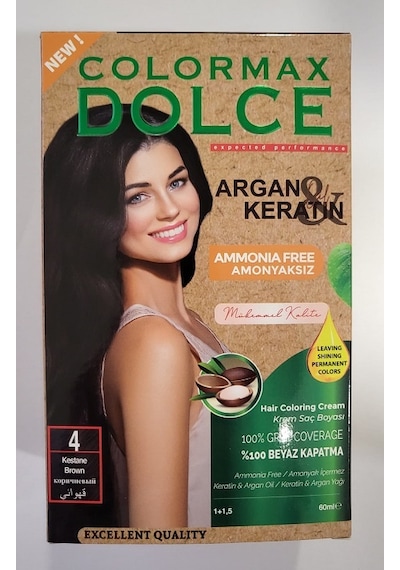 Colormax Amonyaksız Saç Boyası 4 -  Kestane