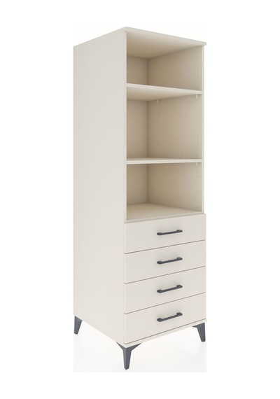 Kronos Dolap 3 Raflı 4 Çekmeceli 60x59x182 Aytaşı-aytaşı Aytaşı