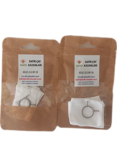 Musluk Bezi Çay Ocağı Kazanı İçin Safir Musluk Bezi 10 Adt 2 Pakt
