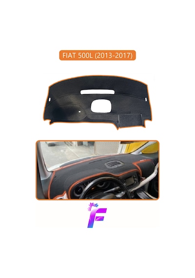 Fıat 500l 2013-2017 Uyumlu Torpido Örtüsü Çatlama Ve Isıya Karşı Tam Koruma Oto Aksesuar E40