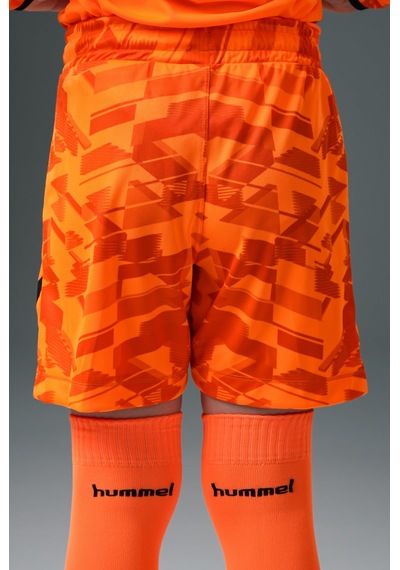Hummel Line Kaleci Şort Neon Turuncu Çocuk