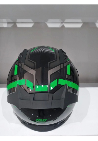 Mts Pro 801 Lead Güneş Gözlüklü Kask Siyah - Yeşil