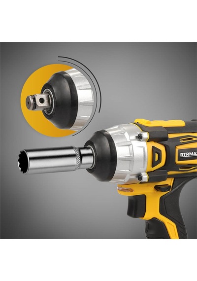 Kömürsüz Akülü Somun Sıkma 18v 1/2 250nm 2x4.0 Ah Akü Rtrmax X-lıon - Rtx2028