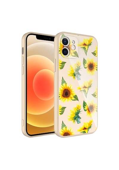 Apple Uyumlu iPhone 11 Uyumlu Kamera Korumalı Desenli Sert Silikon Zore Epoksi Kılıf-no2 NO2 -