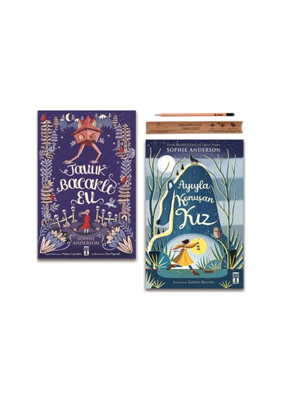 Genç Timaş Ayıyla Konuşan Kız - Tavuk Bacaklı Ev Sophie Anderson Set 2 Kitap