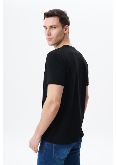 AR-MA Arma Erkek Regular Fit Basic Süprem Bisiklet Yaka Tişört Y29344453002 Siyah