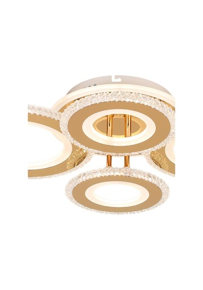 Eray Aydınlatma T001-4 Gold Kumandalı Led Avize Gold