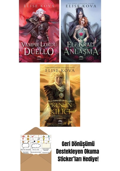 Vampir Lordu İle Düello + Elf Kralı İle Anlaşma + Prensin Kılıcı Altın Muhafızlar Serisi 2 Ciltli