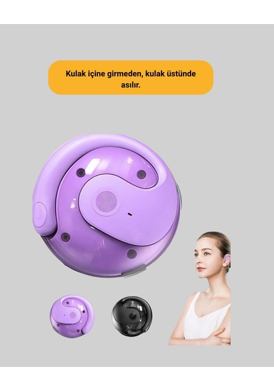 Kulak - 696 - Arkası Bluetooth Kulaklık, - Csmo-tex - Gürültü Azaltma