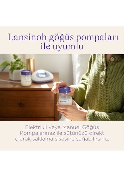 Lansinoh Anne Sütü Saklama Şişeleri 4 Adet