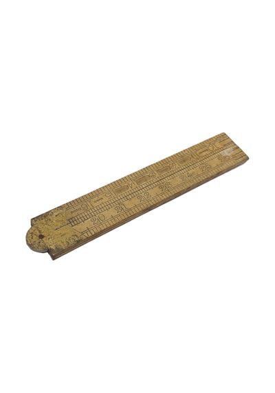 Boxwood Antika Katlanabilir Ahşap Metre 35 İnç 001 0.004 M - 0.012 M
