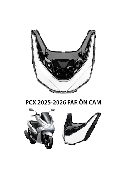 Honda Pcx Ön Far Camı 2025 Sonrası Modellere Tam Uyumlu Yüksek Kalite