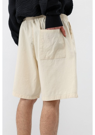Vamos Oversize Keten Şort Naturel