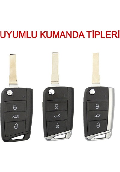Gma Keys Golf 7 Anahtar Kılıf Beyaz/altın