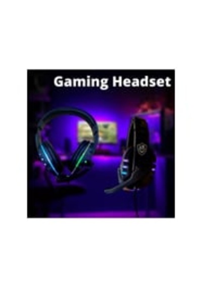 Xk-hp8 Oyuncu Kulaklığı Rgb Işıklı Mikrofonlu Gaming