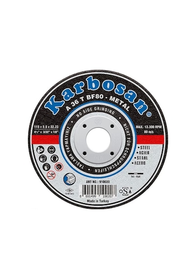 Karbosan Metal Kesici Taş 180x3.0x22.23
