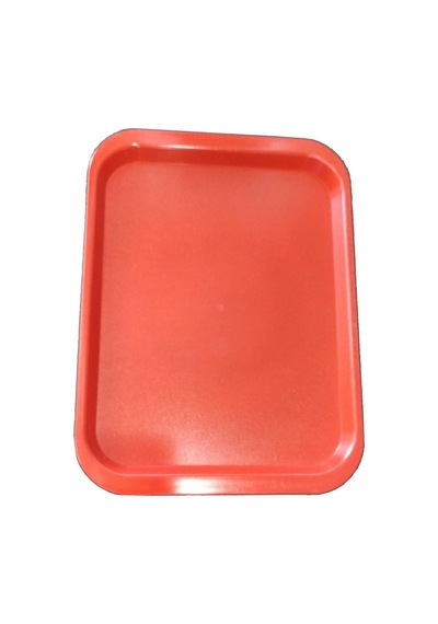 Self Servis Tepsisi Tepsi Fast Food Tepsi Kırmızı 36 x 27 CM 10 Adet