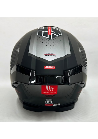 Şeffaf Güneş Vizörlü + Mt Thunder 4sv Luminence D1 Kapalı Kask Mat Siyah