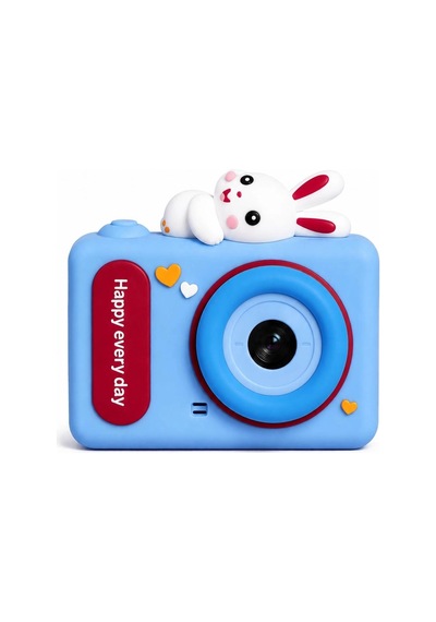 Mini Çocuk Kamerası 2 İnç Ekranlı Fotoğraf Video Çekimli Şarjlı Silikon Korumalı Dijital Kamera