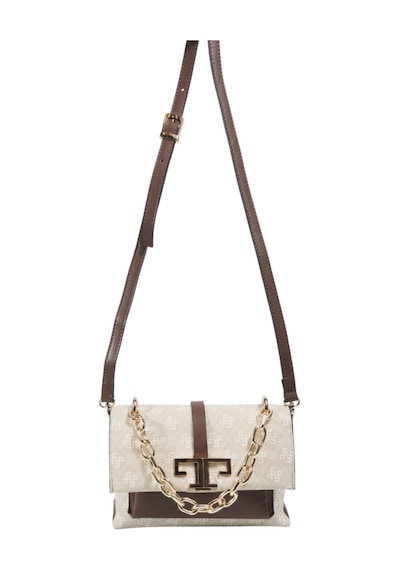 Silver Polo Sp1148 Kadın Çapraz Çanta Monogram Taş-kahve