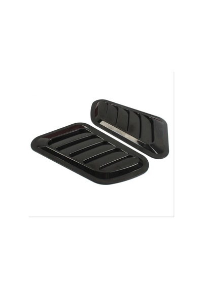 Carmind Universal Kaput Havalandırma Piano Black 2 Adet