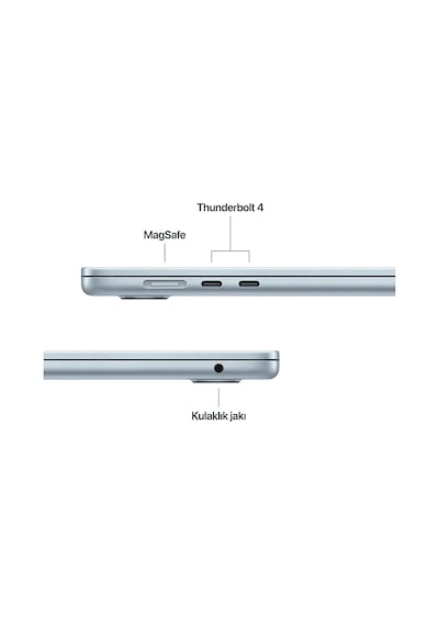 Apple Macbook Air MC7A4TU/A M4 16 GB 256 GB SSD 15.3" macOs Dizüstü Bilgisayar
