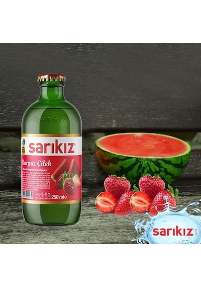 Sarıkız Karpuz & Çilek Aromalı Maden Suyu 24 x 200 ML
