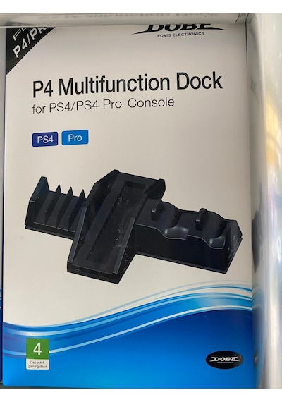 Dobe PS4 - PS4 Pro Multi Set - Fan - Kol Şarj - Dikey Stand