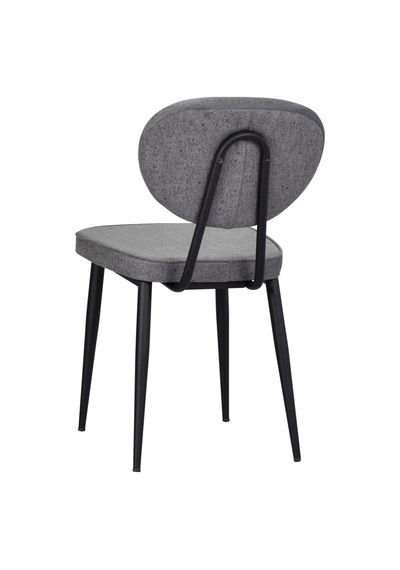 Vilinze Deniz Siyah Ayak Metal Sandalye L-kn-01-siyah Gri