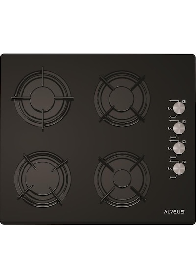 Alveus Ecoplus AF860 - A10 - AD07 Siyah Ankastre Set