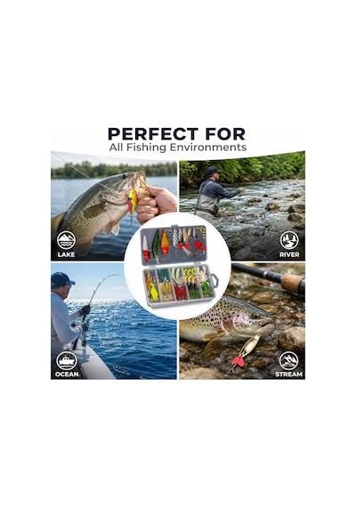 78 Parça Balıkçılık Yem Seti, Rapala Jig Sahte Olta Yemi Ve Aksesuar Kutusu, 3d Gözlü Popper Minnow Vıb Spinner Kaşık Kurbağa Karides Solucan Levrek Turna Alabalık Somon İçin Premium Balıkçı Seti 78 Parça Balıkçılık Yem Seti, Rapala Jig Sahte Olta Yemi Ve Aksesuar Kutusu, 3d Gözlü Popper Minnow Vıb Spinner Kaşık Kurbağa Karides Solucan Levrek Turna Alabalık Somon İçin Premium Balıkçı Seti