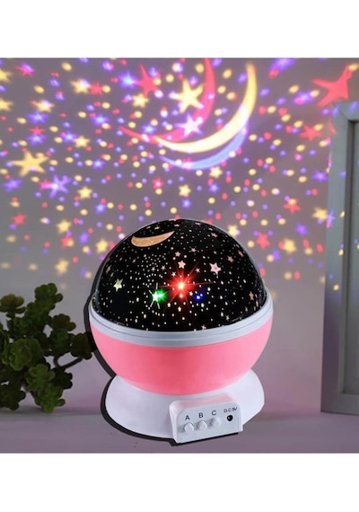 Pembe Star Master Otomatik Projeksiyon Gece Lambası