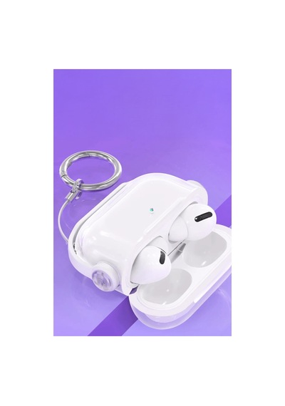 Apple AirPods Uyumlu, Pro 3 3.nesil Tema Kılıf - Beyaz