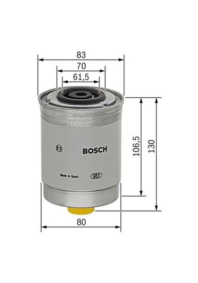 Bosch 1457434103 Dizel Filtre 1906.23